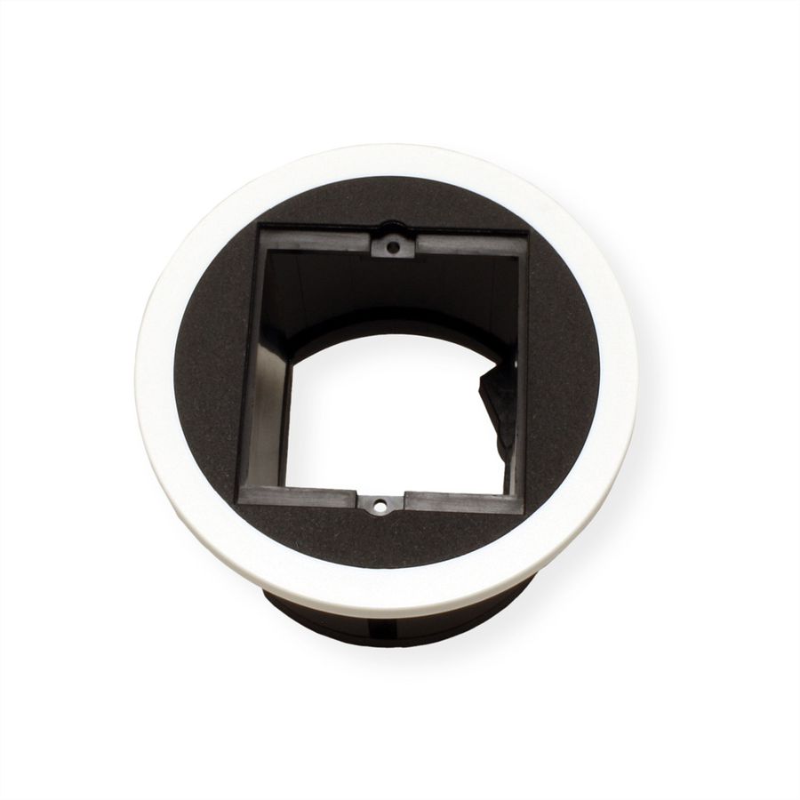 BACHMANN PIX 1x ABD avec anneaux décoratifs en blanc et noir, Chargeur USB 22W Charger, GST18