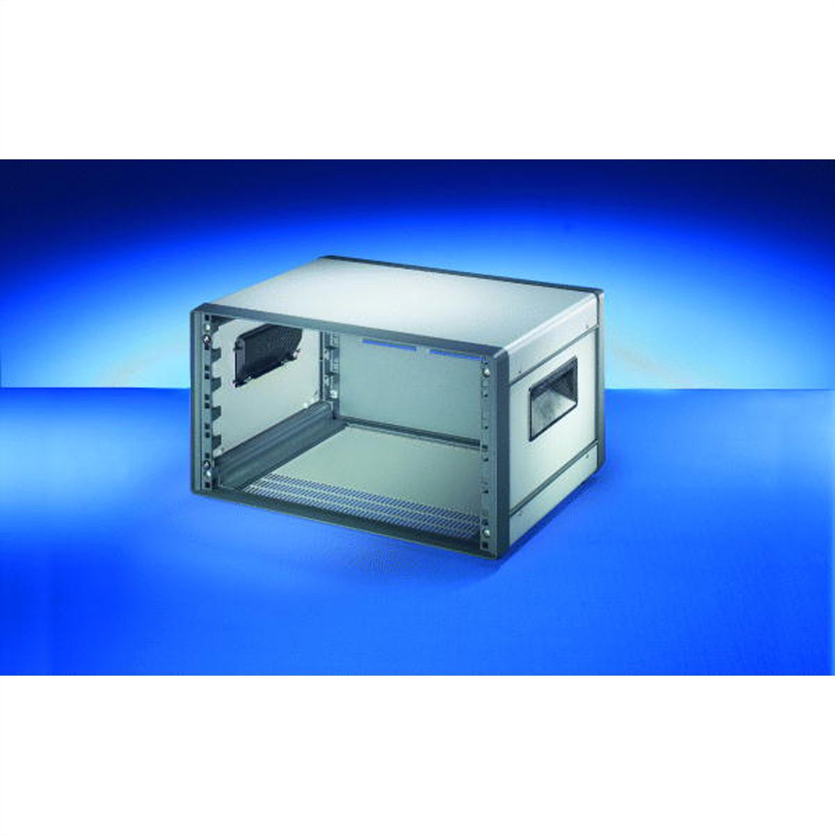 SCHROFF Comptec 19" Desktop Case, non blindé, capot en acier, 6 U, 84 HP, 400 mm