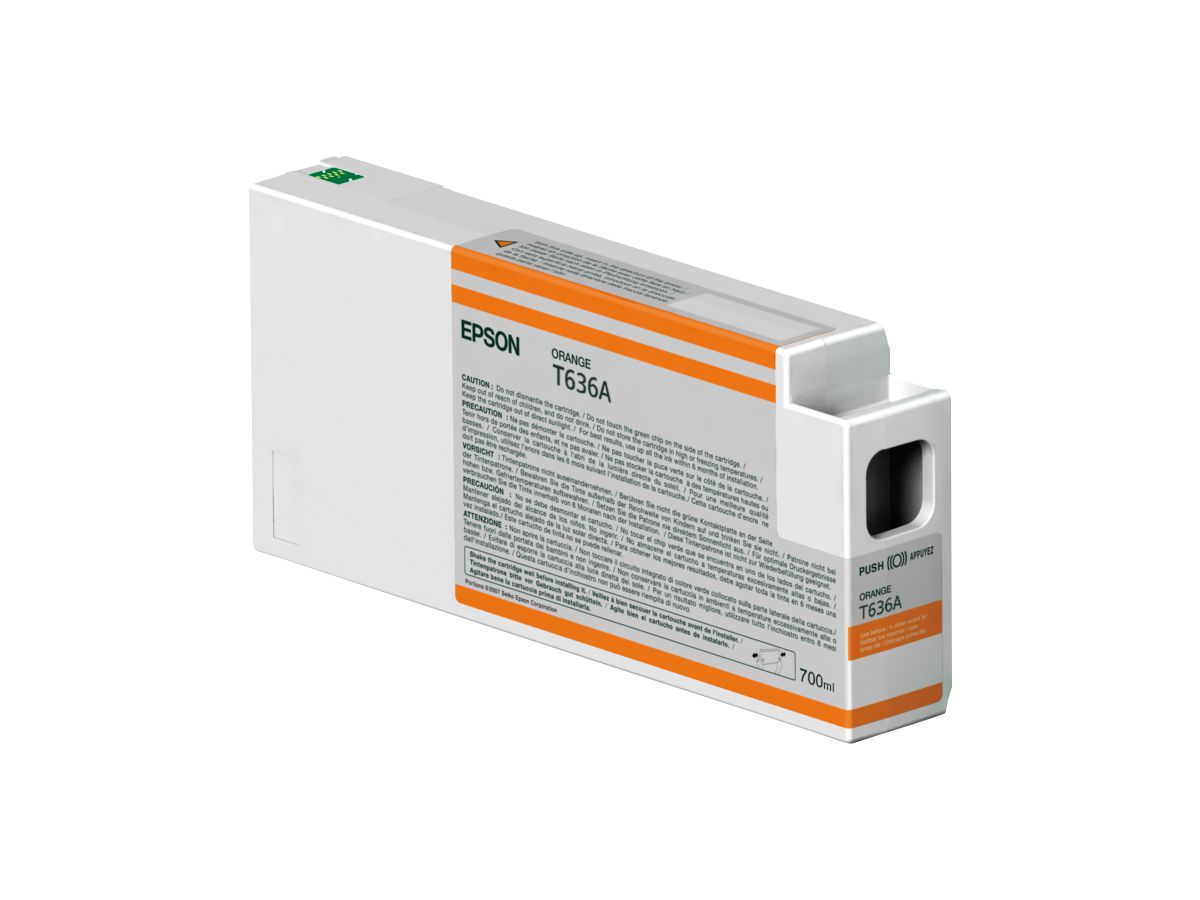 Epson Singlepack Orange T636A00 UltraChrome HDR, 700 ml