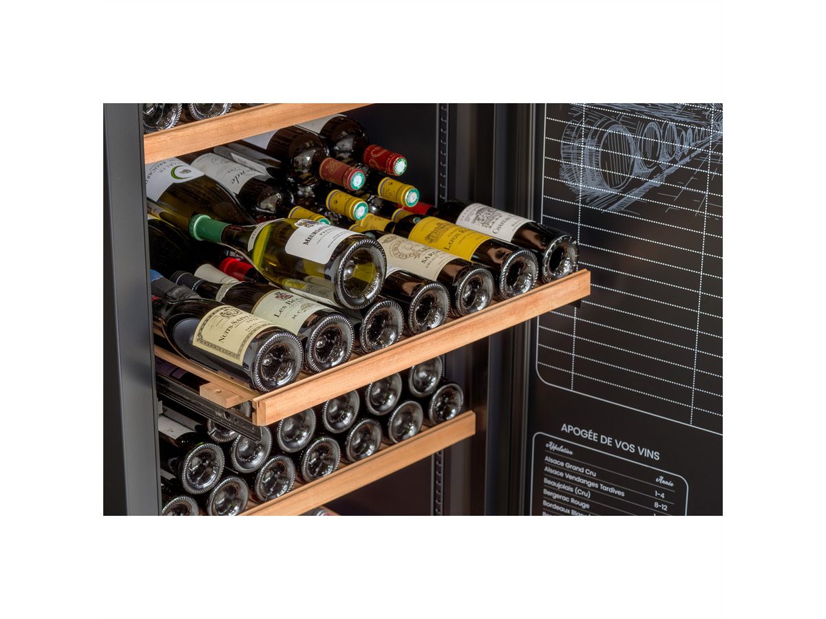 Climadiff Weinkühlschrank RESERVE300XL, Freistehend, 1 Zone, 297 Flaschen