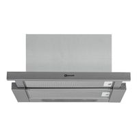 Bauknecht Flachschirmhaube DBAH65LMX, 60cm, A, Inox