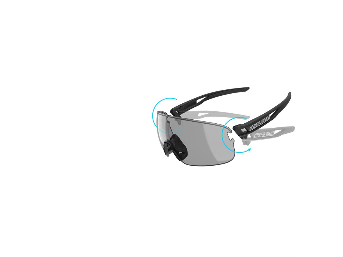 Salice Occhiali Sportbrille 021RWX, Black / RW Black