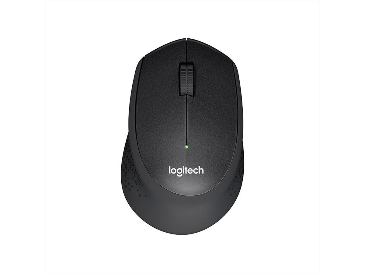 LOGITECH M330 Silent Plus Maus, schwarz