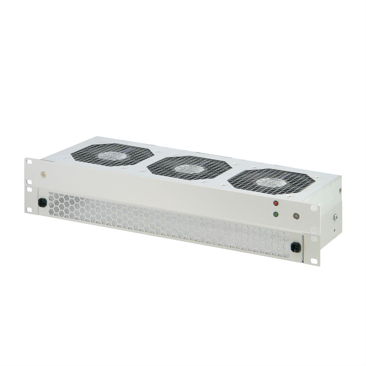 Déflecteur d'air SCHROFF 1 U pour plateau de ventilation 19", 3 ventilateurs, perforé à l'avant, 193 mm, RAL 9005