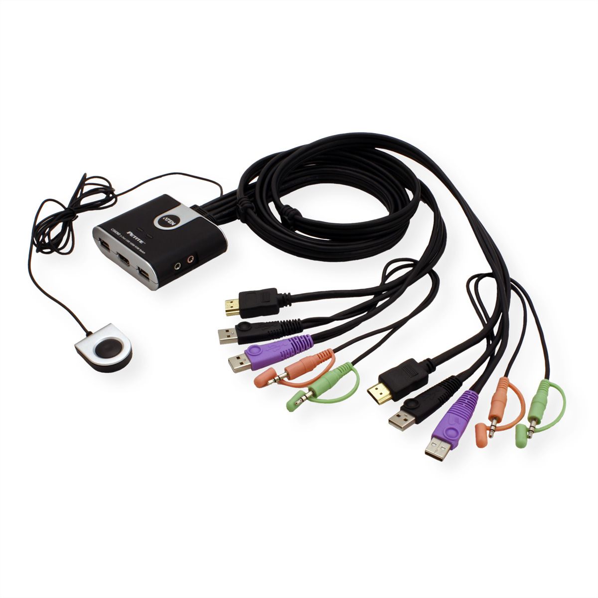 ATEN CS692 KVM Switch, USB, HDMI, Audio, 2 Ports