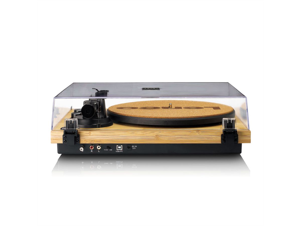 Lenco Plattenspieler LBT-335BA, Bambusfarbe ,BT, inkl Ortofon 2MRED