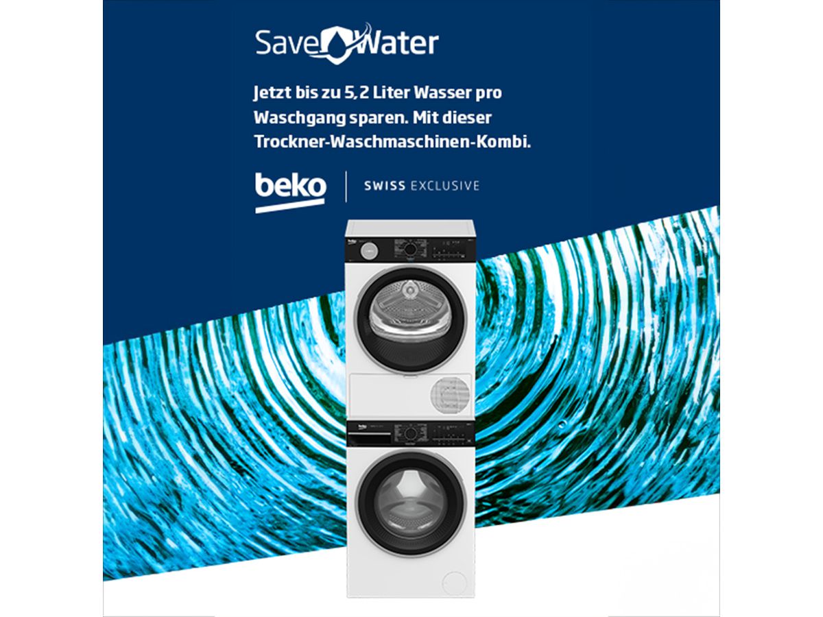 Beko Waschturm WM550_TR550, save Water