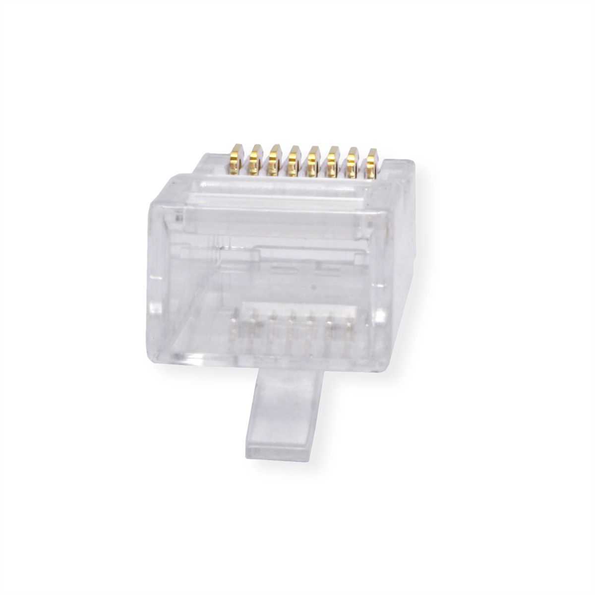 ROLINE Connecteur modulaire non blindé RJ-45 Cat.6A (Classe EA), pour câble solide/tresse, 10 unités