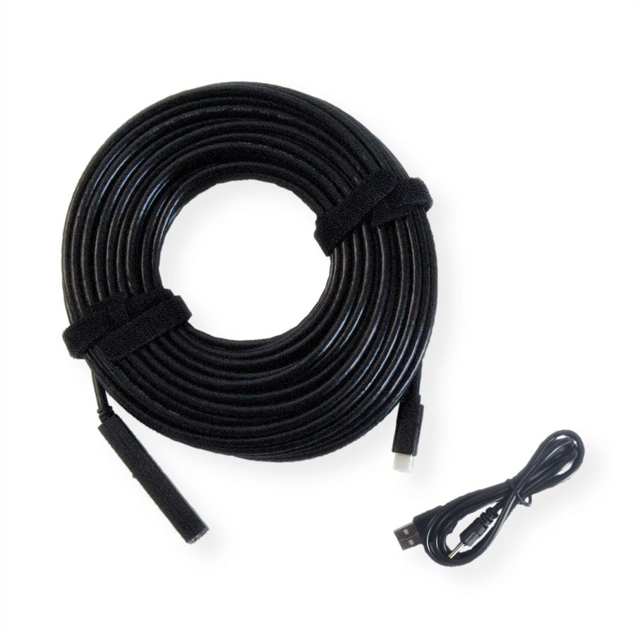 VALUE USB 2.0 Verlängerung, aktiv, mit Repeater, A-C, schwarz, 10 m