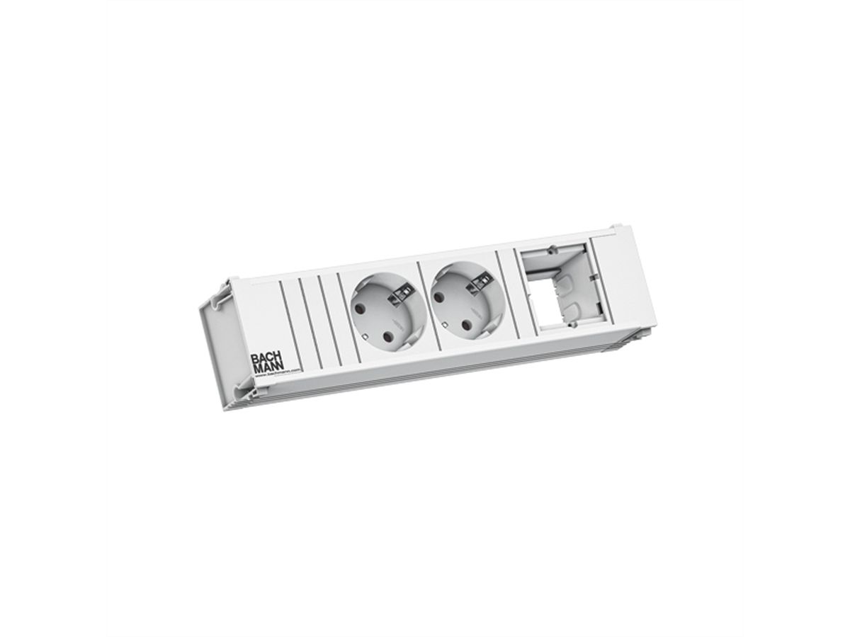 BACHMANN CONI 2xCEE7/3 1xCM 0,2m GST18 RAL9010