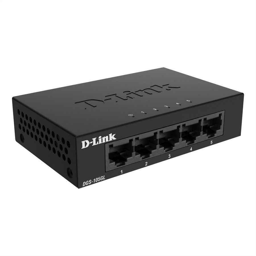 D-Link DGS‑105GL Switch de bureau non administrable 5 ports Gigabit