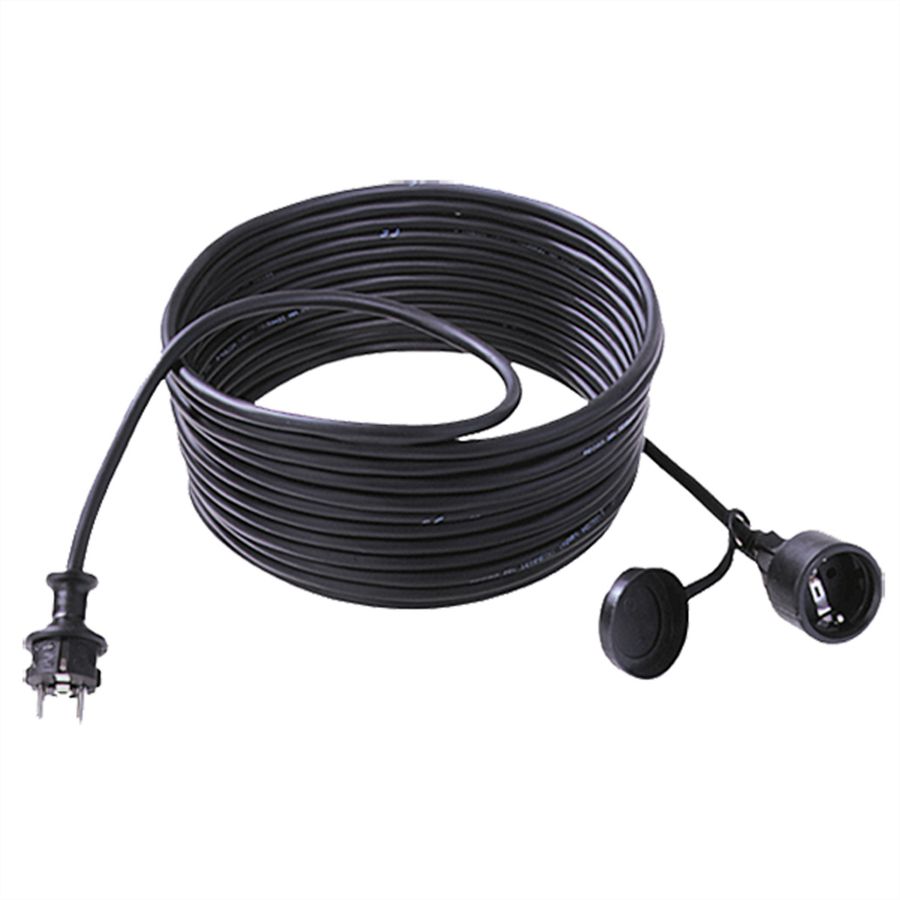 BACHMANN Extension 3G2,5mm², H07RN-F Gummi/Neopren Schutzkontakt, schwarz, 25 m