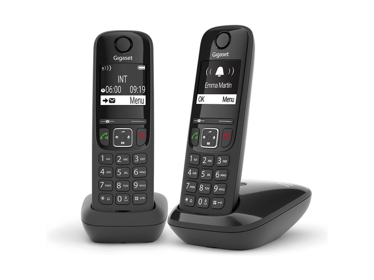 Gigaset Téléphone fixe AS690 Duo