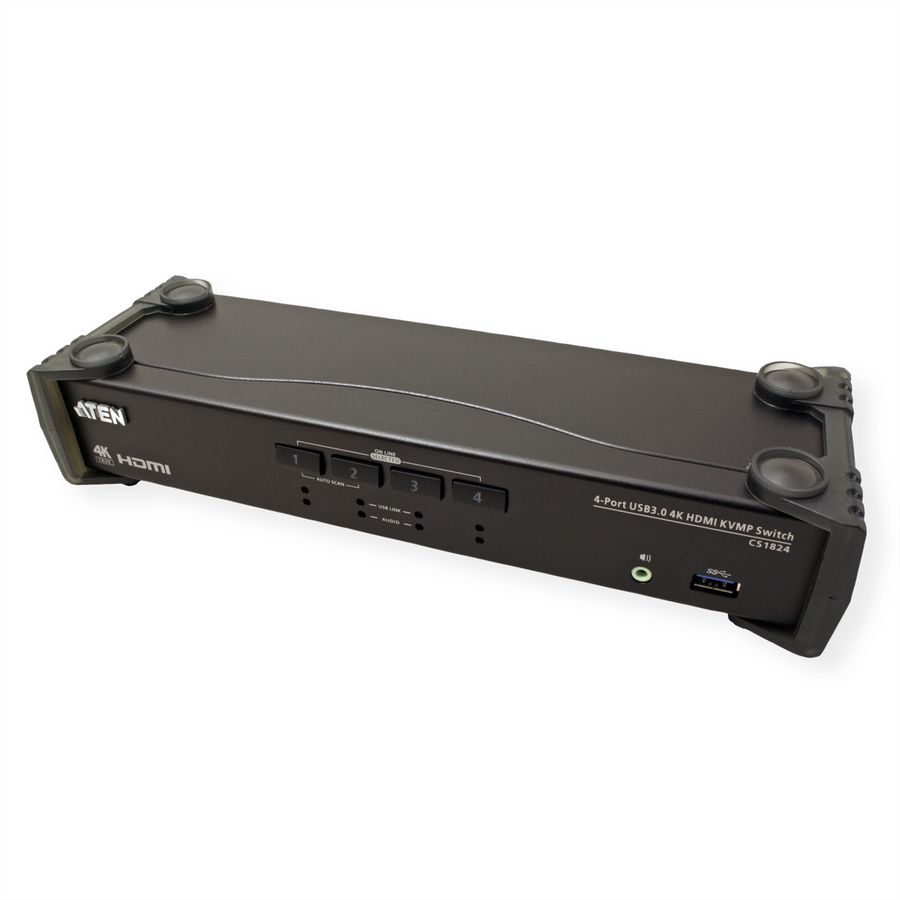 ATEN CS1824 4-Port USB 3.0 HDMI KVM Switch