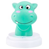 Veilleuse LED pour bébé Alecto Silly Hippo, Hippopotame, bleu