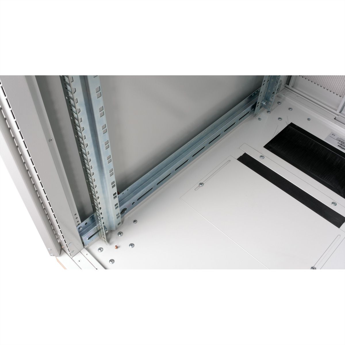 ROLINE 19-Zoll Serverschrank Pro 42 HE, 600x1000 BxT grau Plexiglas