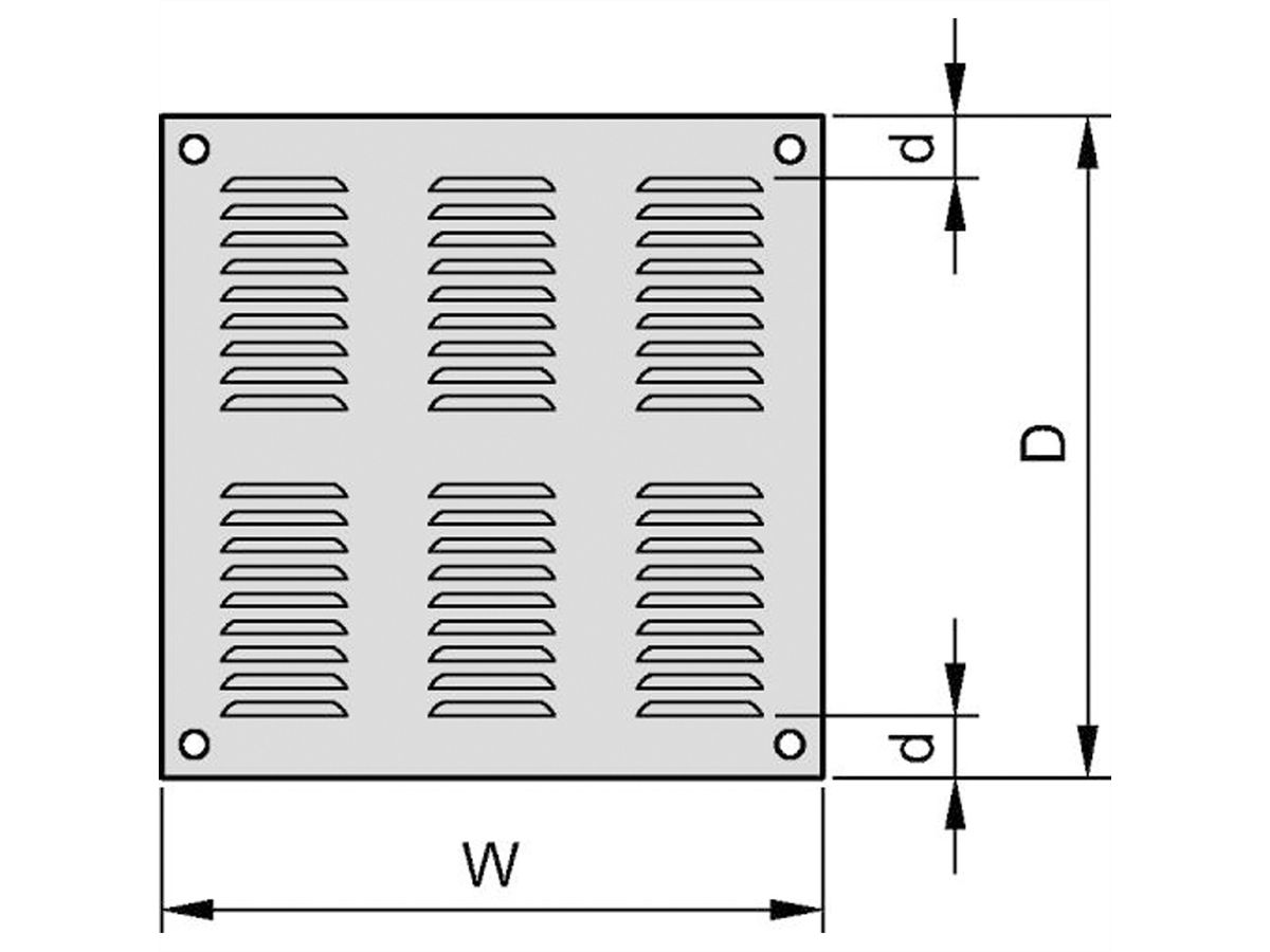 SCHROFF Dach, gekiemt, RAL 7021 - DACH M.KIEMEM 600B 900T 7021