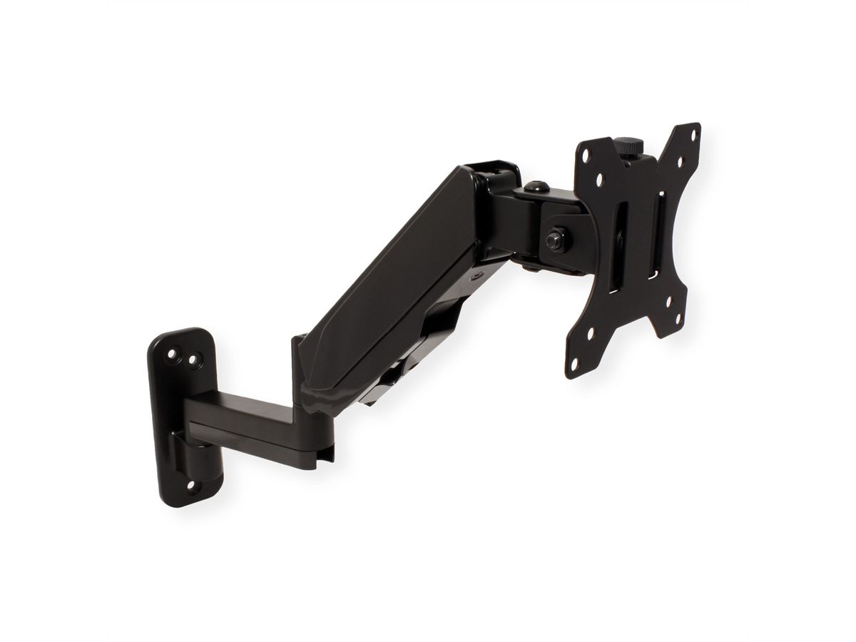 VALUE LCD-Arm, Wandmontage, 5 Gelenke, 17-32 Zoll, bis 8 kg, schwarz