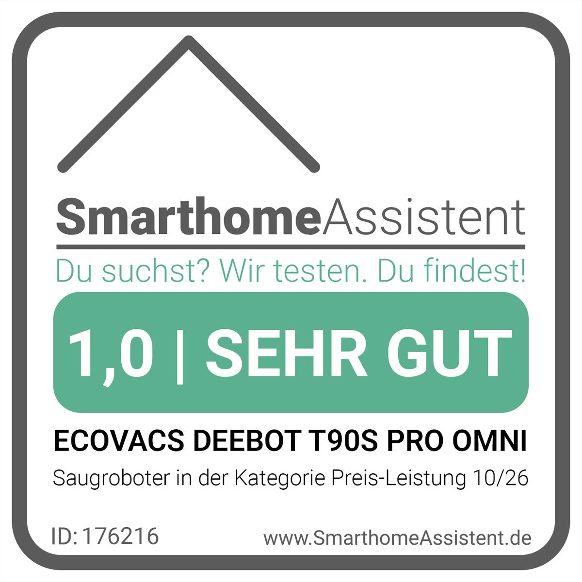 Ecovacs Saugroboter DEEBOT T90S PRO OMNI care kit, schwarz