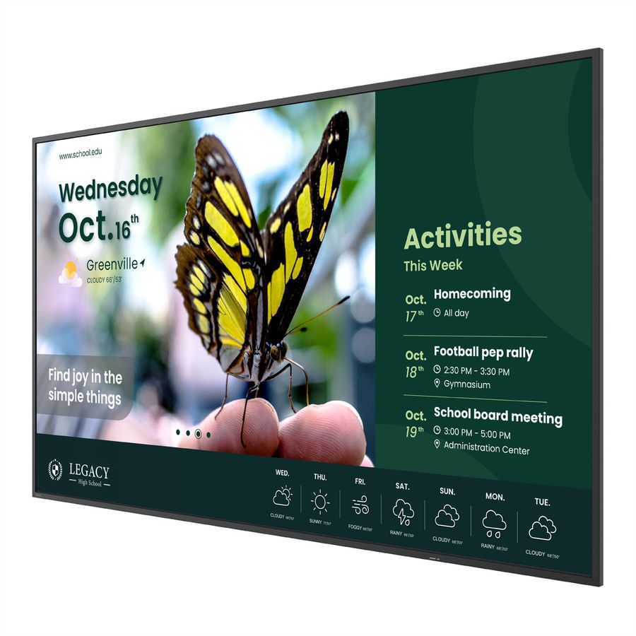 BenQ Signage Display ST5504, 55", 18/7, UHD, 350cd/m²