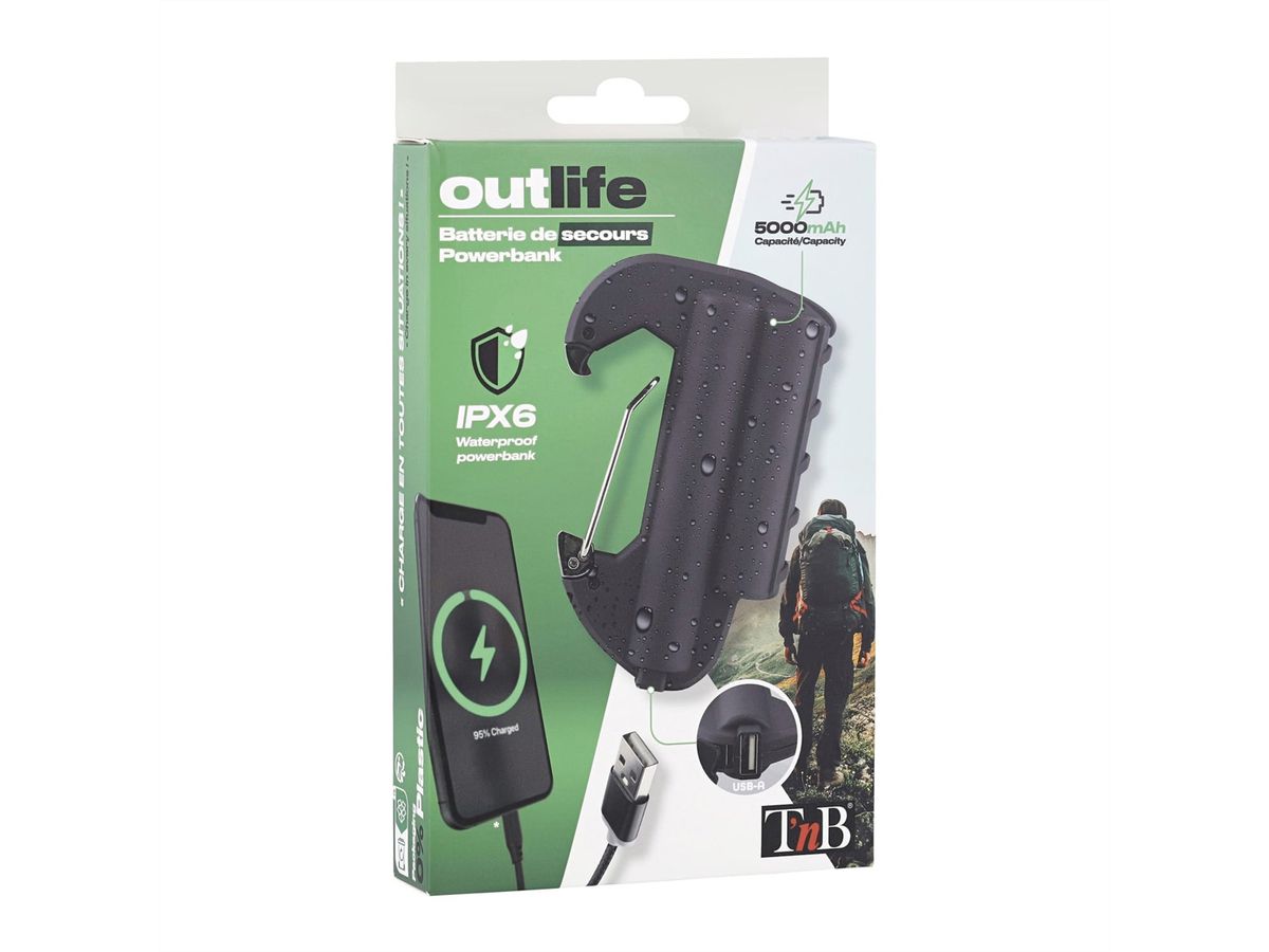 T'nB OUTLIFE Charging station, 5000 mAh