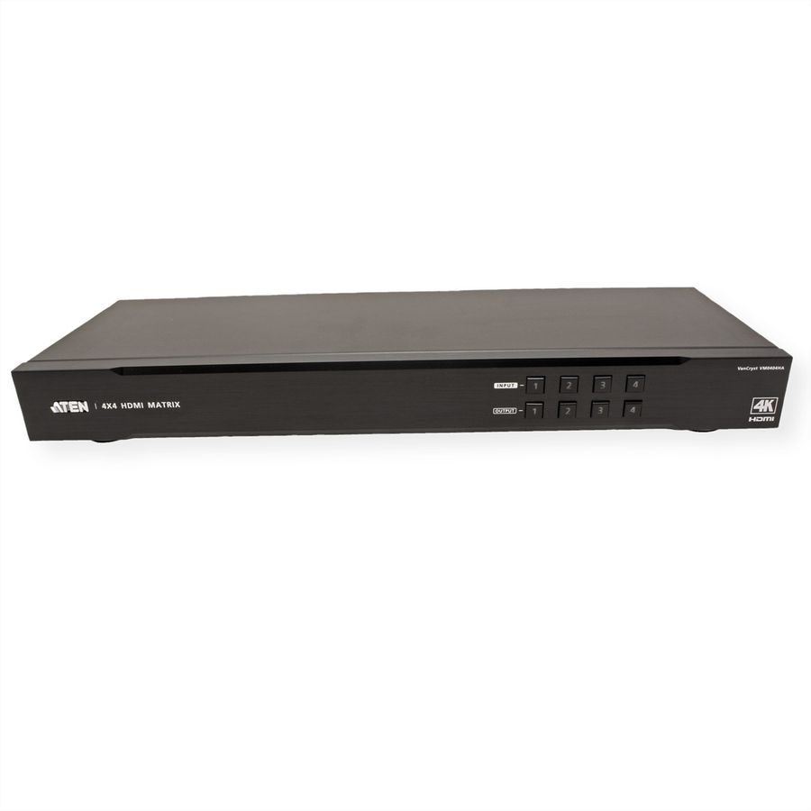 ATEN VM0404HA 4 x 4 4K HDMI Audio/Video Matrix Switch
