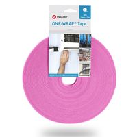 VELCRO® One Wrap® Bande 30 mm, rose, 25 m