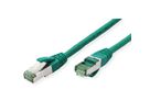 ROLINE RM Patchkabel Cat.6A S/FTP (PiMF), grün, 1 m