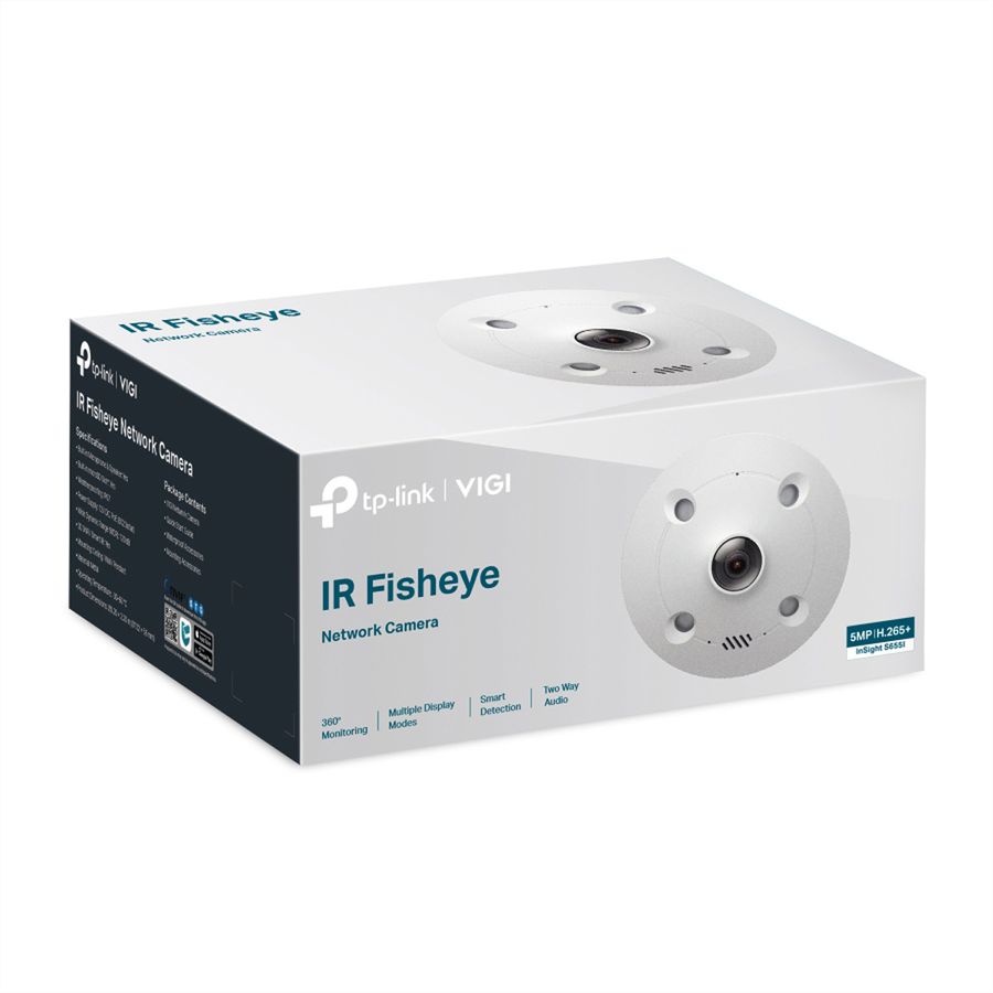 TP-Link VIGI InSight S655I Caméra Fisheye 5 MP, 360°, IR-LED 10m