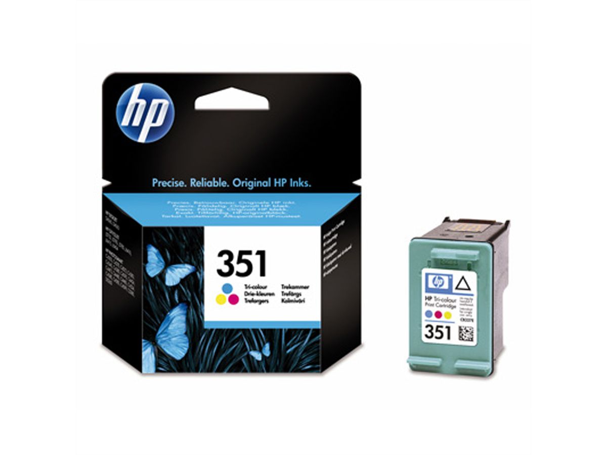 CB337EE, Nr. 351, Druckpatrone, farbig, je 3,5ml , für HP-DeskJet D4260, OfficeJet J5780 / J5785 / J6410, Photosmart C4280 / C4340 / C4385 / C5280 / D5360