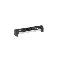BACHMANN CYCLE Desk 2xCEE7/3 1xinterrupteur 1xCM 1xUSB A/C 22W 0,2m GST18