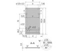 SCHROFF Unité enfichable de type cadre, face avant, non blindée, 3 U, 14 HP, 2,5 mm, alu, face avant anodisée, face arrière conductrice
