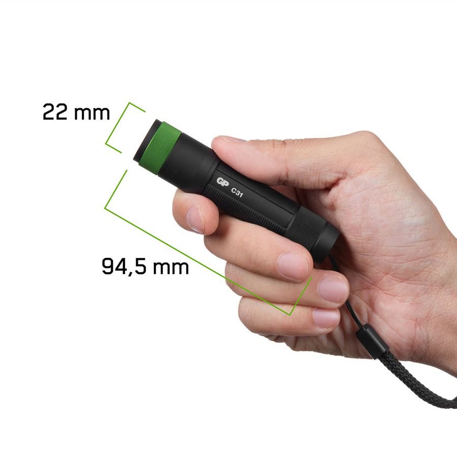 GP Discovery Lampe de Poche CK11 10lm, noir
