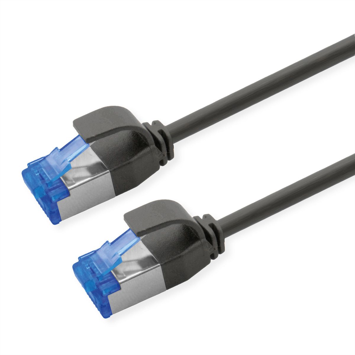 ROLINE Cordon Cat.6A (Classe EA) S/FTP (PiMF), LSOH, PoE , noir, 2 m