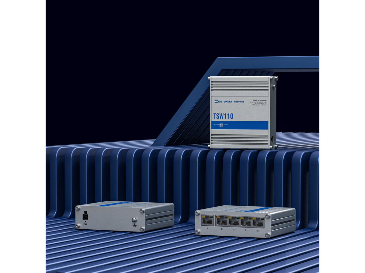 TELTONIKA TSW110 Switch industriel non géré Layer 2 Gigabit