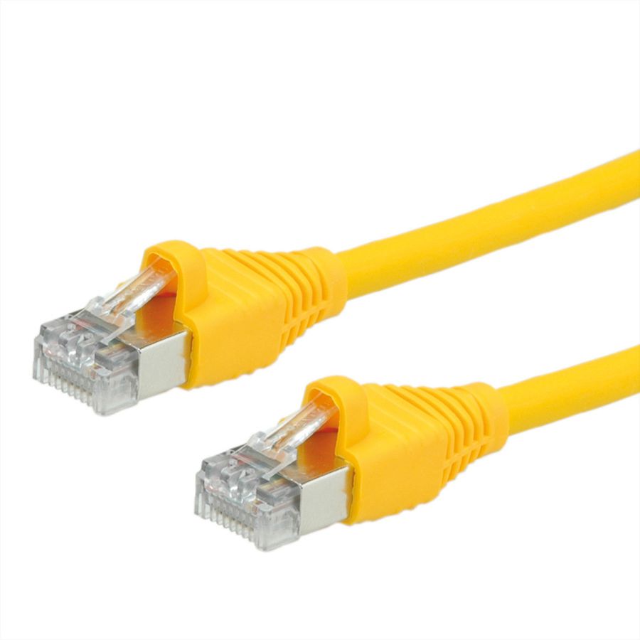 DÄTWYLER Patchkabel Cat.6 (Class E) S/FTP, CU 7702 flex LSOH, AMP, gelb, 40 m