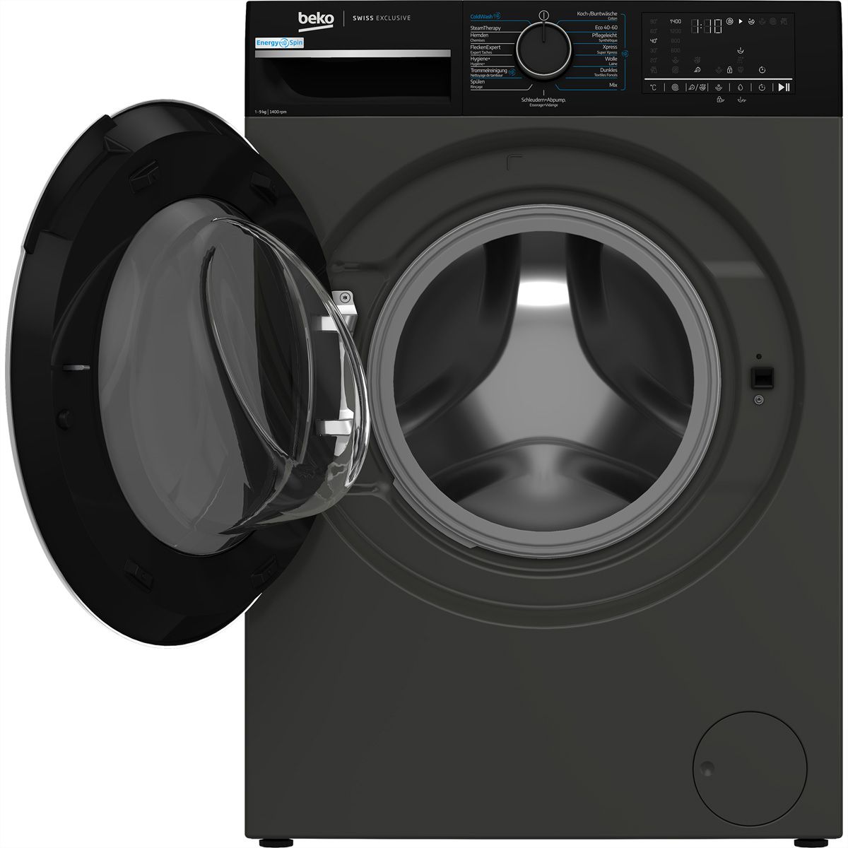 Beko lave-linge WM520, 9kg, A-10%, manhattan gray