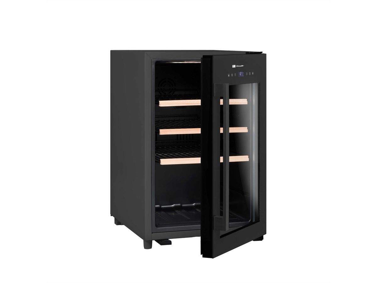 Climadiff Weinkühlschrank CLS35B1, Freistehend, 1 Zone, 31 Flaschen