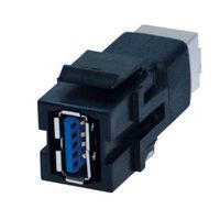 BACHMANN Keystone USB 3.0 Coupleur A/B femelle-femelle noir
