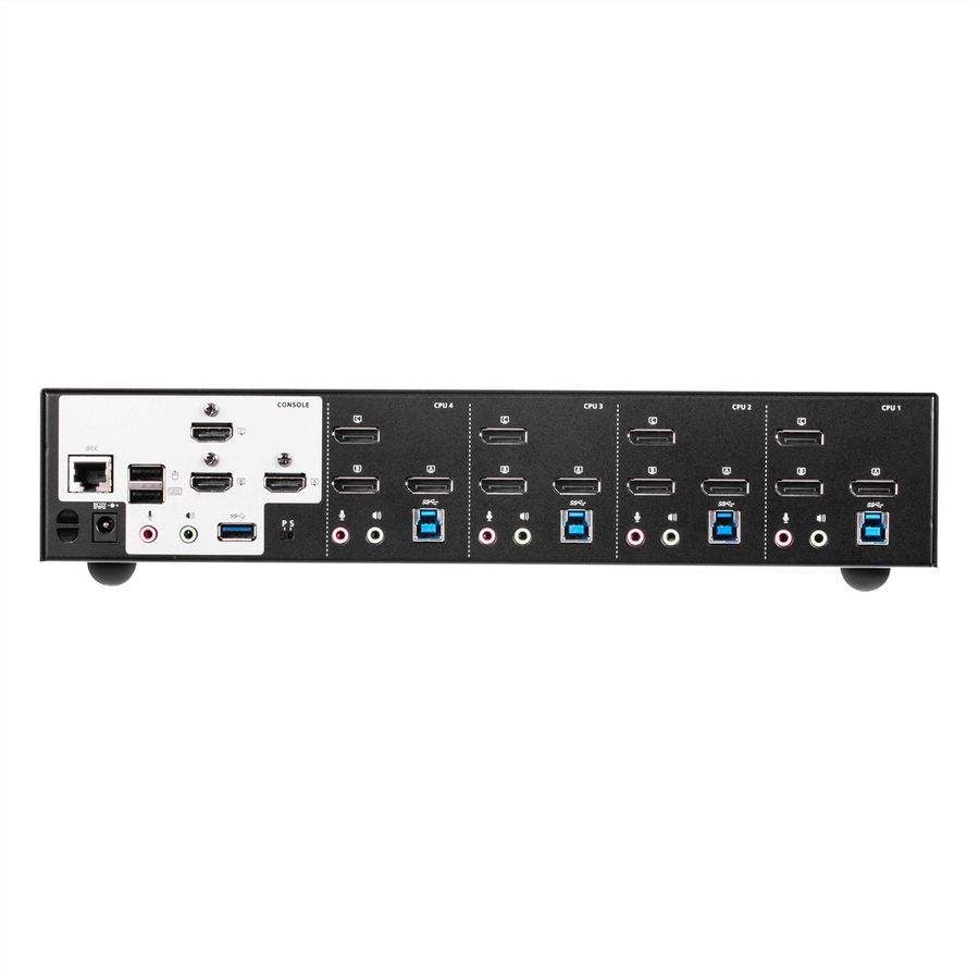 ATEN CS1964 4-Port USB 3.0 4K DisplayPort Dreifach Display KVM Switch