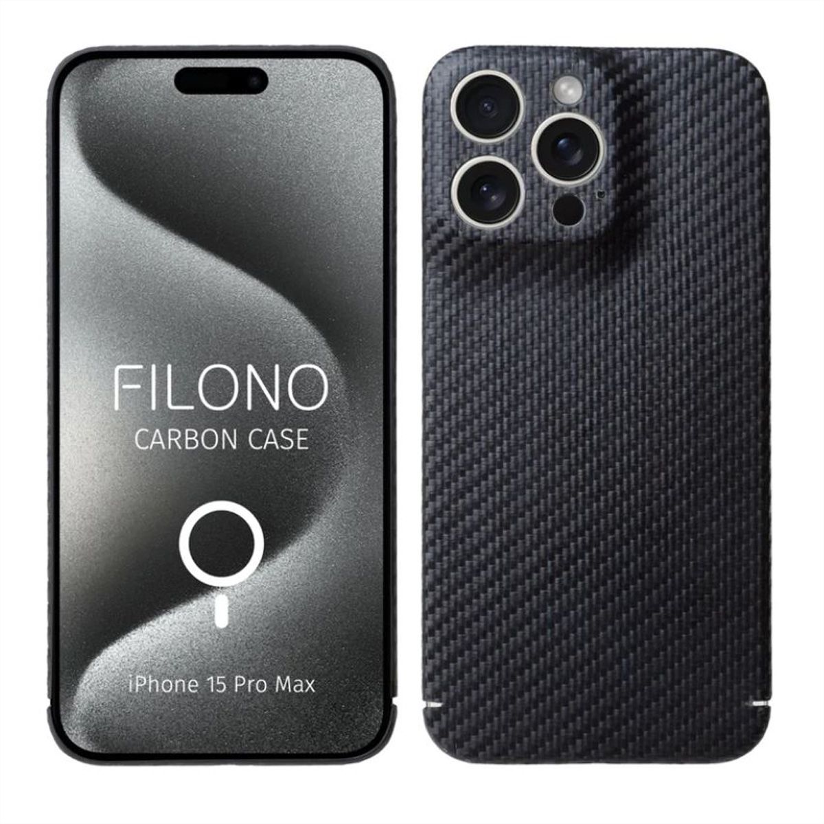 Filono Carbon Case, iPhone 15 Pro Max, MagSafe