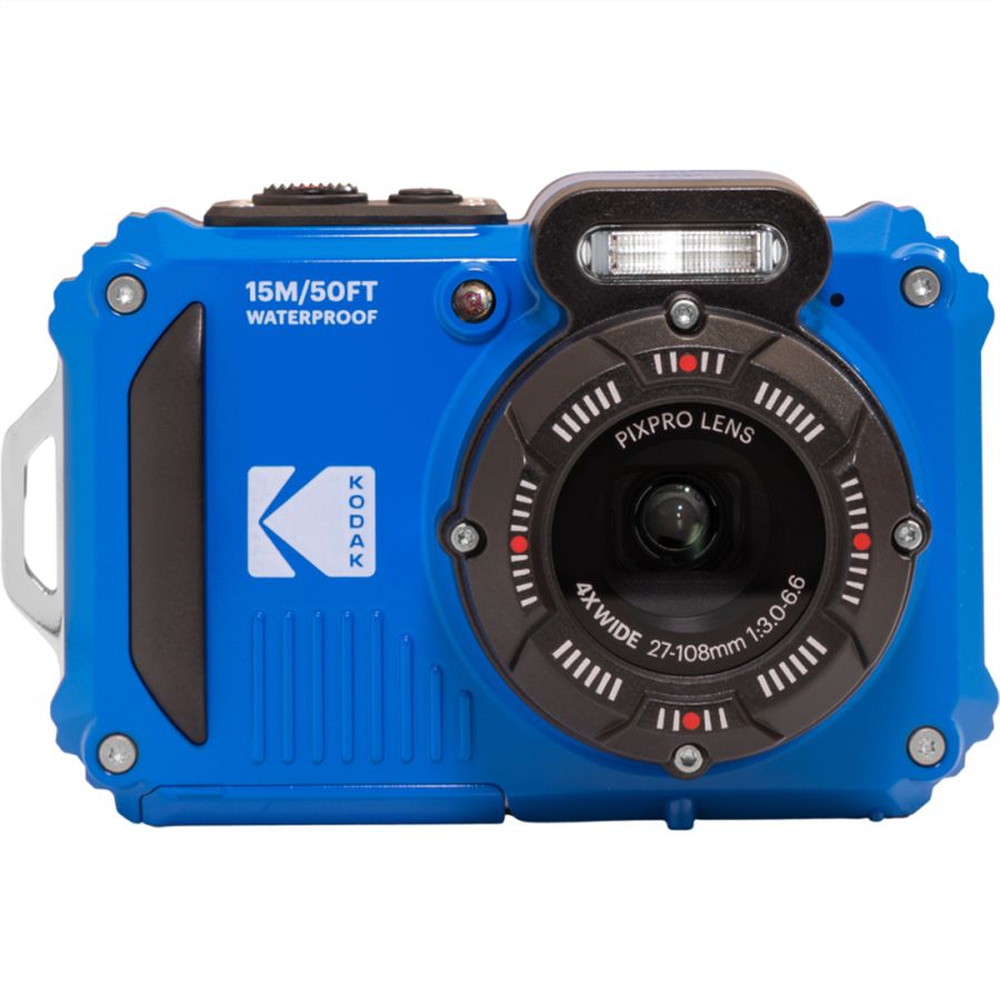 Kodak Unterwasserkamera WPZ2BL Bundle, inkl. 2nd Batterie + micro 16Go SD card