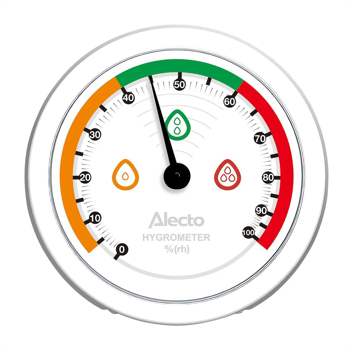 Hygromètre Alecto WS-05WH blanc, analogique