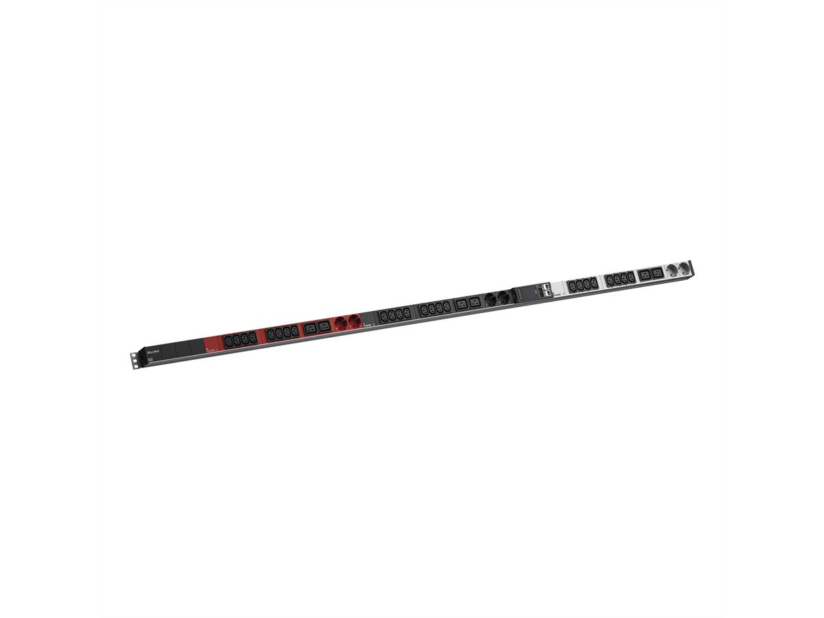BACHMANN BN ESSENTIAL Metered 24xC13, 6xC19 6xCEE7/3 3,0m CEE 16/5p