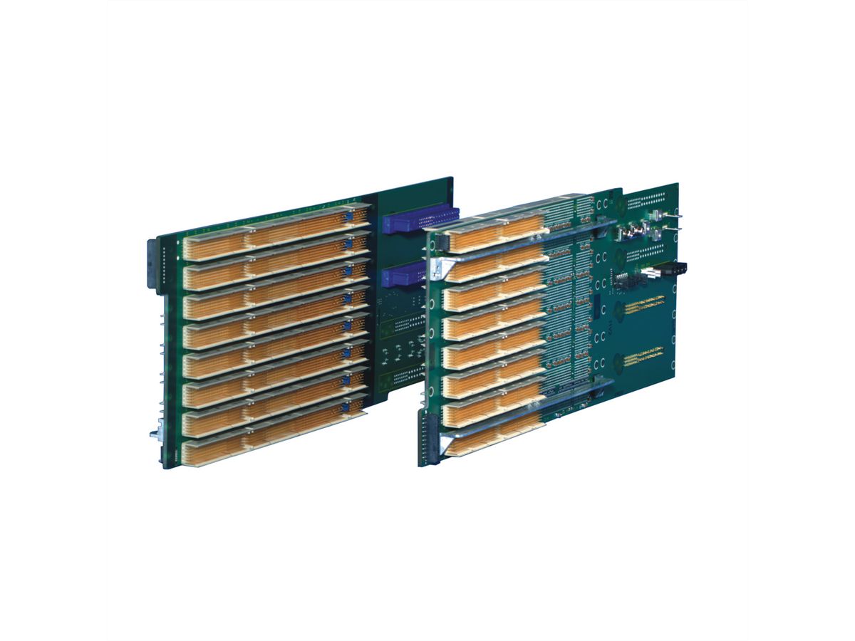 Carte-mère CPCI SCHROFF, 6 U, 8 slots, 64-Bit, avec bus H.110