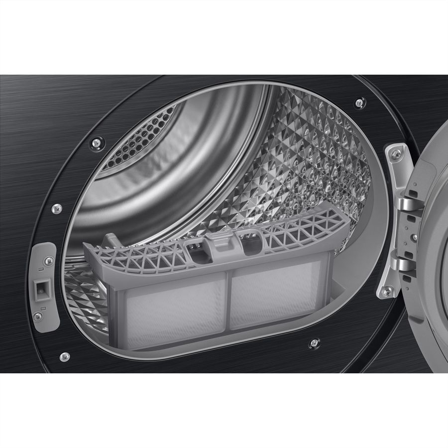 Samsung Wäschetrockner DV7400, 9kg, A, Optimal DryTM, schwarz