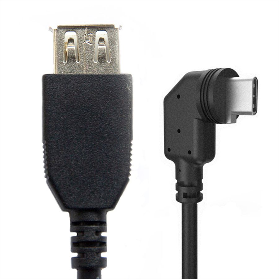 MOBOTIX 7 Câble MiniUSB-C à USB-A BU, coudé, 1m (pour USB devices)