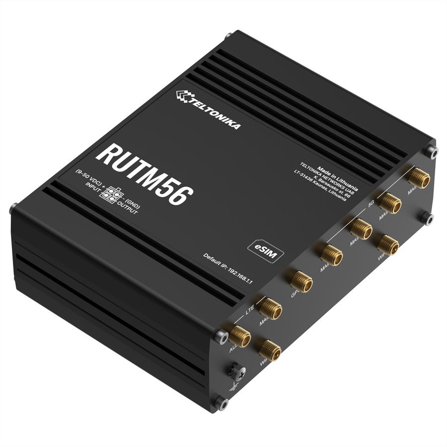 TELTONIKA Routeur RUTM56 avec modem 5G et 4G Cat 4
