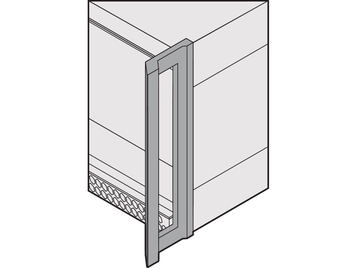 SCHROFF RatiopacPRO AIR Boîtier 19", blindage rétrofittable avec poignées, 3/4 U, 42 CV, 435 mm