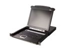 ATEN CL5708MW 43cm wide LCD KVM Switch, USB-PS/2,VGA, 8 Port, ES-Layout